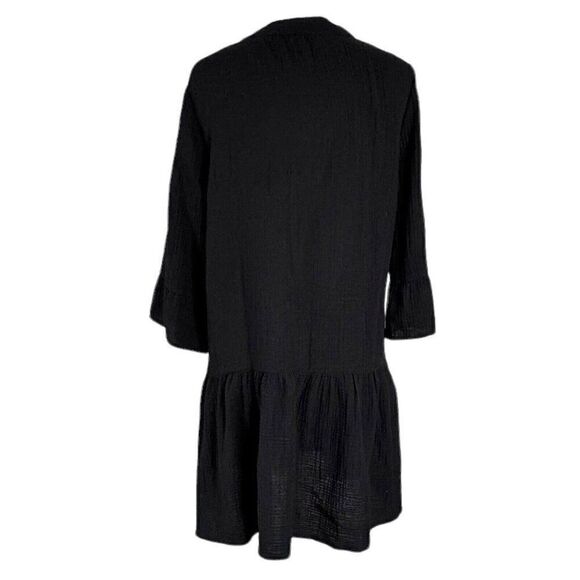 Monrow Black Easy Mini Dress XL - Picture 4 of 10